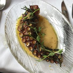 Coliceo 29 - Pulpo a la parrilla sobre hummus y algas