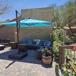 Comfortable outdoor seating