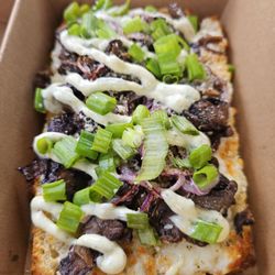 Bricks & Bowls - Mushroom  pizza