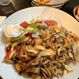 chicken gyro salad chicken gyro salad