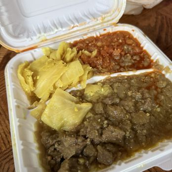 Abyssinia Ethiopian Restaurant - Lamb, cabbage, and lentils - Ethiopian Near Me - Rochester, New York