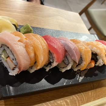 Sushi Matsuri - Rainbow Roll - Japanese Near Me - Honolulu, Hawaii Sushi Matsuri - Rainbow Roll - Japanese Near Me - Honolulu, Hawaii