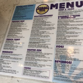 Urban Egg - Belleview - The menu - Breakfast & Brunch Near Me - Denver, Colorado Urban Egg - Belleview - The menu - Breakfast & Brunch Near Me - Denver, Colorado
