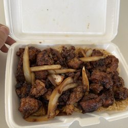 Spicy Dragon - Chili Chicken on Rice take out