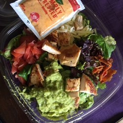 Wendy's - Southwest avocado salad. Wilted lettuce, little bacon. Try harder Wendy's!