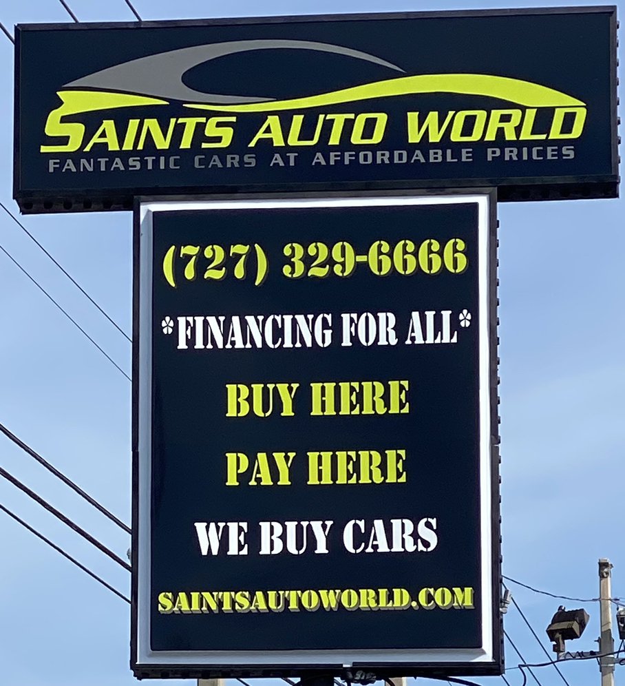 SAINTS AUTO WORLD Updated August 2024 4021 66th St N, Petersburg, Florida Car Dealers