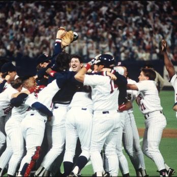 Minnesota Twins - The Minnesota Twins celebrating the 1991 World Series championship. - Professional Sports Teams Near Me - Minneapolis, Minnesota