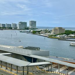View from my mini suite waiting to sail away View from my mini suite waiting to sail away