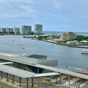Princess Cruises - View from my mini suite waiting to sail away - Travel Services Near Me - Fort Lauderdale, Florida Princess Cruises - View from my mini suite waiting to sail away - Travel Services Near Me - Fort Lauderdale, Florida