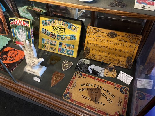 Photo of Buckland Museum of Witchcraft & Magick - Cleveland, OH, US. Talking boards display