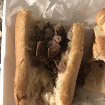 Luna Pizza - This is one half of the cheesesteak after I cut the end of the roll open... and I ordered extra meat. - Italian Near Me - Glendale, Arizona Luna Pizza - This is one half of the cheesesteak after I cut the end of the roll open... and I ordered extra meat. - Italian Near Me - Glendale, Arizona