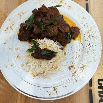 Bharath Cafe - Franklin St - Ghee Roast Mutton Biriyani - Indian Near Me - Chapel Hill, North Carolina