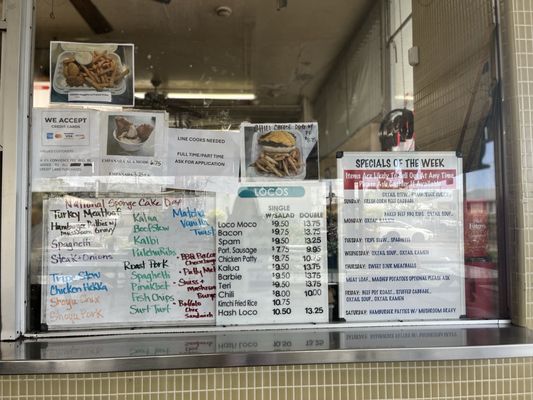 Menu photo 2 K's Drive-In Hilo, HI