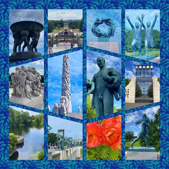 Frognerparken - Montage of images from Frognerparken - Landmarks & Historical Buildings Near Me - Oslo, 03 Frognerparken - Montage of images from Frognerparken - Landmarks & Historical Buildings Near Me - Oslo, 03