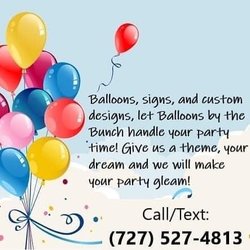 Balloons by the Bunch - Give us a call today!