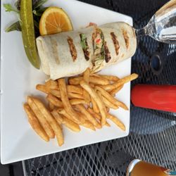 Buffalo chicken wrap