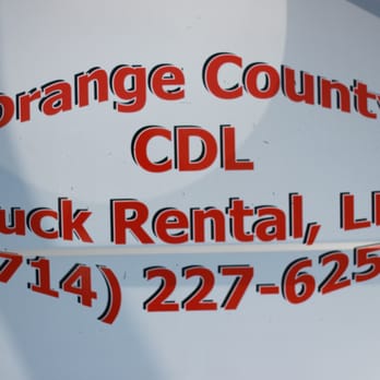 Orange County CDL - Truck Rental Near Me - Garden Grove, California