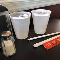 Seafood & Hibachi Restaurant - Water. If you order water with your meal be sure and specify bottled water, if not, this is what you get. Straight out da back sink.