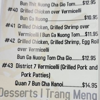 District 7 Pho - Menu - Vietnamese Near Me - Las Vegas, Nevada District 7 Pho - Menu - Vietnamese Near Me - Las Vegas, Nevada