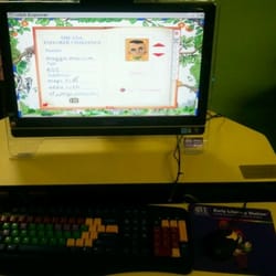 Childrens Library - 2011 March new computers (early literacy station)