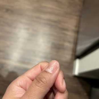 Golden Nail Bar - Broken nail left unfixed after an hour long manicure. - Nail Salons Near Me - Tustin, California Golden Nail Bar - Broken nail left unfixed after an hour long manicure. - Nail Salons Near Me - Tustin, California