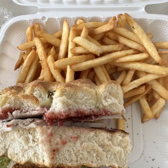 Dots Cafe - Thick, nasty Thanksgiving sandwich - Cafes Near Me - Pasadena, California Dots Cafe - Thick, nasty Thanksgiving sandwich - Cafes Near Me - Pasadena, California