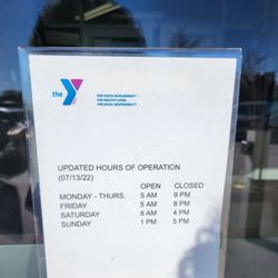 Suffolk Family YMCA - Hours of operation