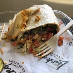 The Runway Grille - Started eating before then picture. This was the hummus wrap
