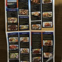Playa Azul - Menu