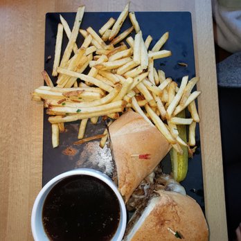 Talking Cedar Restaurant - Mushroom Burger Dip - Distilleries Near Me - Rochester, Washington