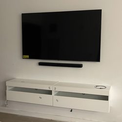 Smart Edgee - New install, TV, sound bar and Floating Table.
