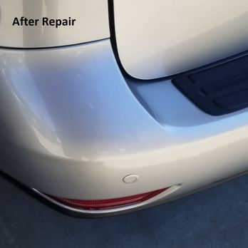 Bumper Specialists - Left Rear Corner after repair. - Body Shops Near Me