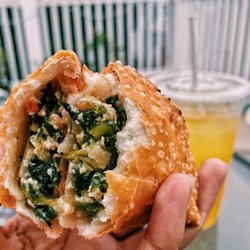 Franchesca’s Empanadas Cafe - Spinach and ricotta empanada