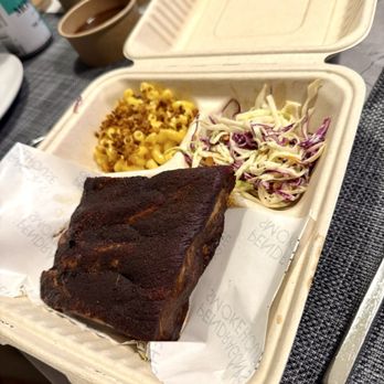 Pendragon's Smokehouse - Kid's rib order with sides - Barbeque Near Me - Montclair, New Jersey