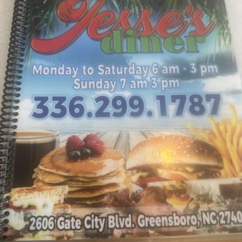 Jesse's Diner - Jesse's menu - Diners Near Me - Greensboro, North Carolina Jesse's Diner - Jesse's menu - Diners Near Me - Greensboro, North Carolina