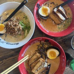 Spicy Tonkotsu Ramen and Miso Ramen Spicy Tonkotsu Ramen and Miso Ramen