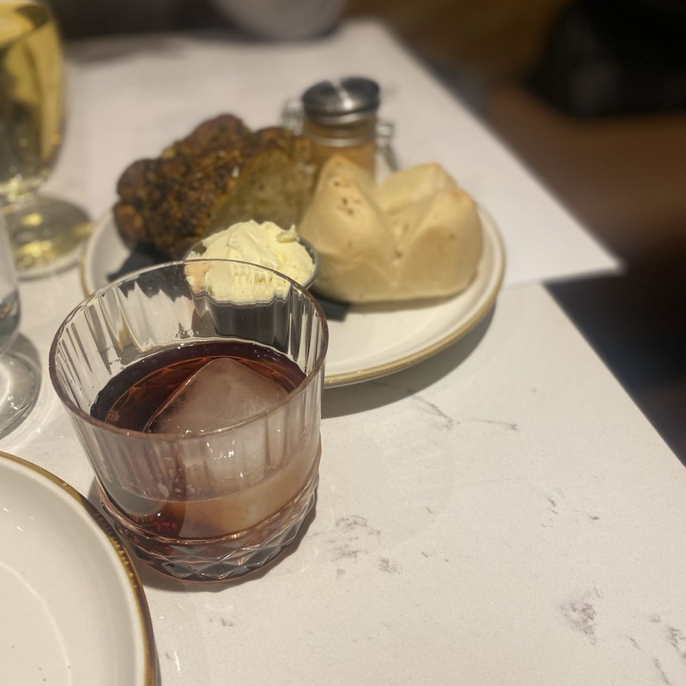 Old Line Kitchen & Wine Bar - Old fashioned and a bread plate - Desserts Near Me - Columbia, Maryland Old Line Kitchen & Wine Bar - Old fashioned and a bread plate - Desserts Near Me - Columbia, Maryland