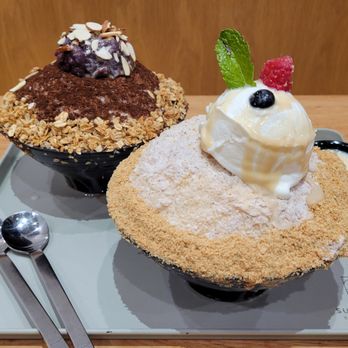 Sul & Beans - EARL GREY BINGSOO x COFFEE BINGSOO (YT:@BULGOGIBOMBER) - Desserts Near Me - Irvine, California Sul & Beans - EARL GREY BINGSOO x COFFEE BINGSOO (YT:@BULGOGIBOMBER) - Desserts Near Me - Irvine, California
