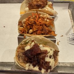 Front to back, the Happy Pappy, The Yoda, The Rooster