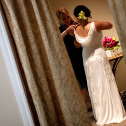Before Anne, there was basically no upper back to this dress (Photo by Julie Mikos) Before Anne, there was basically no upper back to this dress (Photo by Julie Mikos)