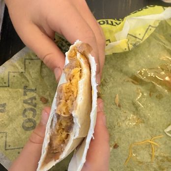 Taco Casa - Burrito with cheese not melted. - Mexican Near Me - Santo, Texas Taco Casa - Burrito with cheese not melted. - Mexican Near Me - Santo, Texas