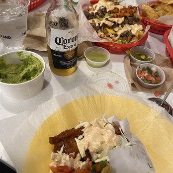 The Taco Stand - Baja Taco Chips and Guacamole Mar Y Tierra Fries Carne Asada Burrito - Tacos Near Me - Encinitas, California The Taco Stand - Baja Taco Chips and Guacamole Mar Y Tierra Fries Carne Asada Burrito - Tacos Near Me - Encinitas, California