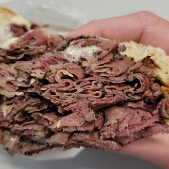 Carl's Delicatessen Restaurant - Pastrami topped with Pepperjack Cheese on Wheat Bread served hot: The pastrami was stacked in there! - Delis Near Me - Saint Louis, Missouri Carl's Delicatessen Restaurant - Pastrami topped with Pepperjack Cheese on Wheat Bread served hot: The pastrami was stacked in there! - Delis Near Me - Saint Louis, Missouri