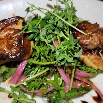 Prime Steakhouse - Seared Foie Gras, $28 – 3.5 Stars (too much jam) - Bars Near Me - Redmond, Washington