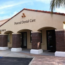 Penrod Dental Care - The front of the office from the parking lot - it's about 20 yards down from the roundabout.