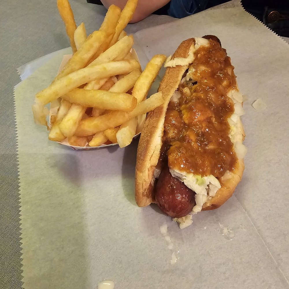 The Dog House - Hot dog all the way with fries - Hot Dogs Near Me - High Point, North Carolina The Dog House - Hot dog all the way with fries - Hot Dogs Near Me - High Point, North Carolina
