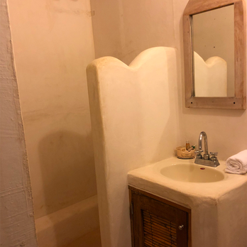 Hotel Calaluna - bathroom (room 20) - Hotels Near Me - Quintana Roo, ROO