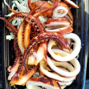 Kyoto Ramen Hawaiian BBQ - Whole grilled squid - Ramen Near Me - Martinez, California
