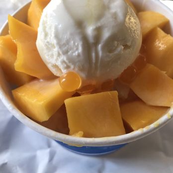 Look Up Dessert Cafe - Mango Pineapple Bingsoo...So yum!! - Ice Cream & Frozen Yogurt Near Me - Chesapeake, Virginia Look Up Dessert Cafe - Mango Pineapple Bingsoo...So yum!! - Ice Cream & Frozen Yogurt Near Me - Chesapeake, Virginia