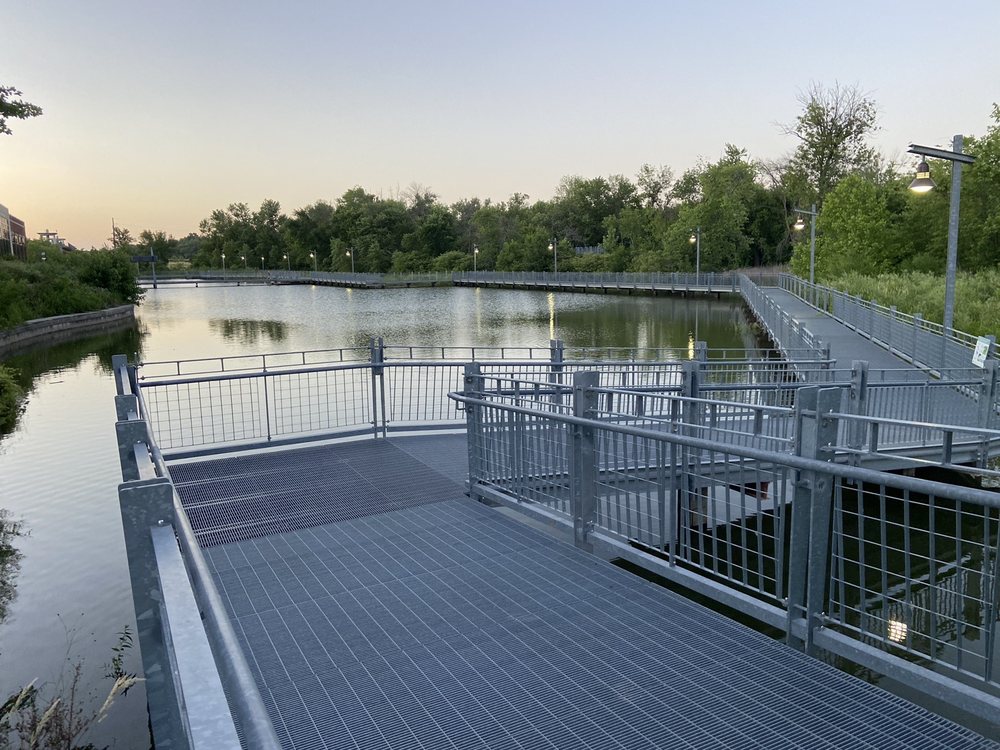 Iowa river landing wetland park Image